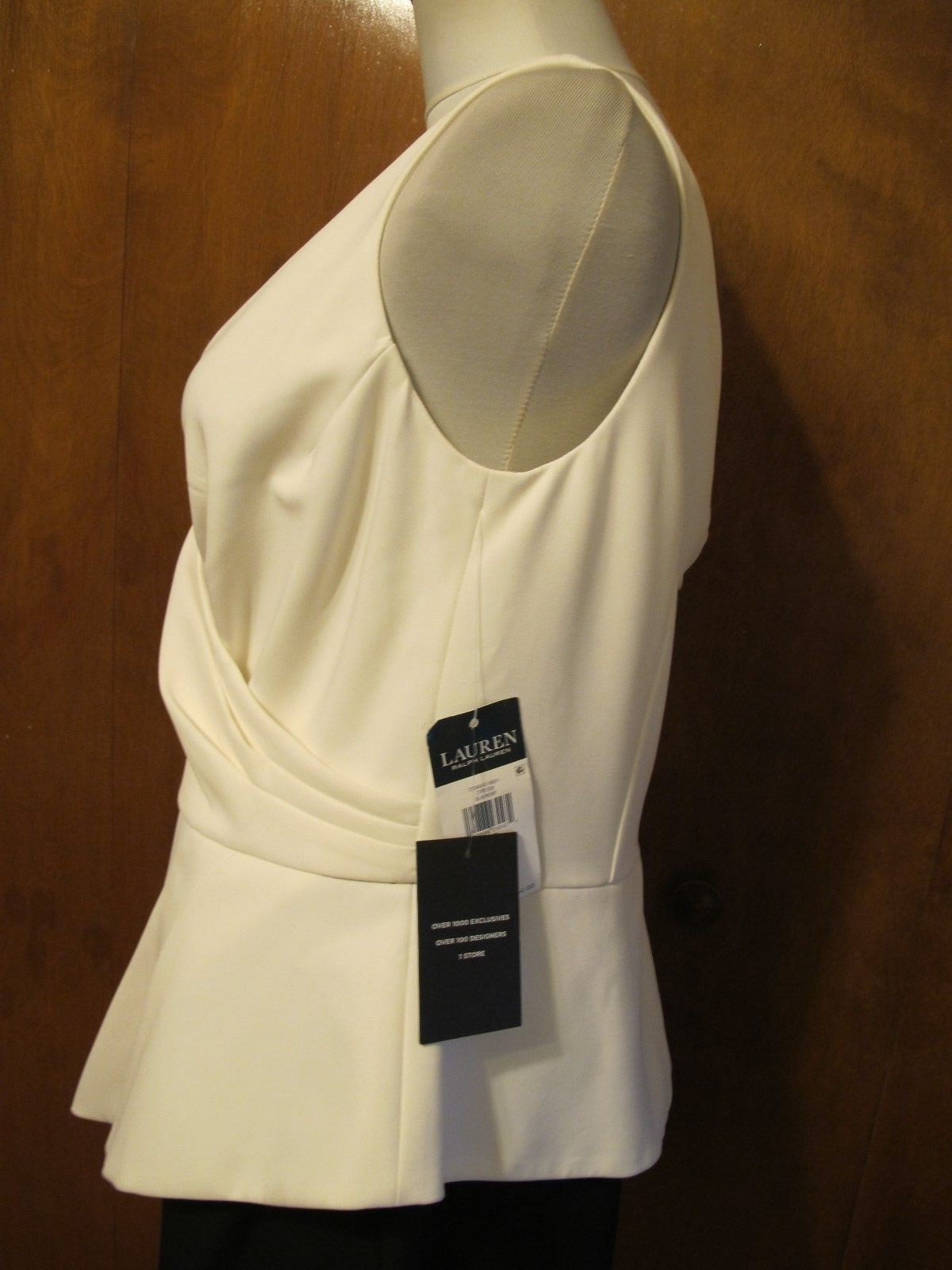 Ralph Lauren's women’s black ivory evening dress 12