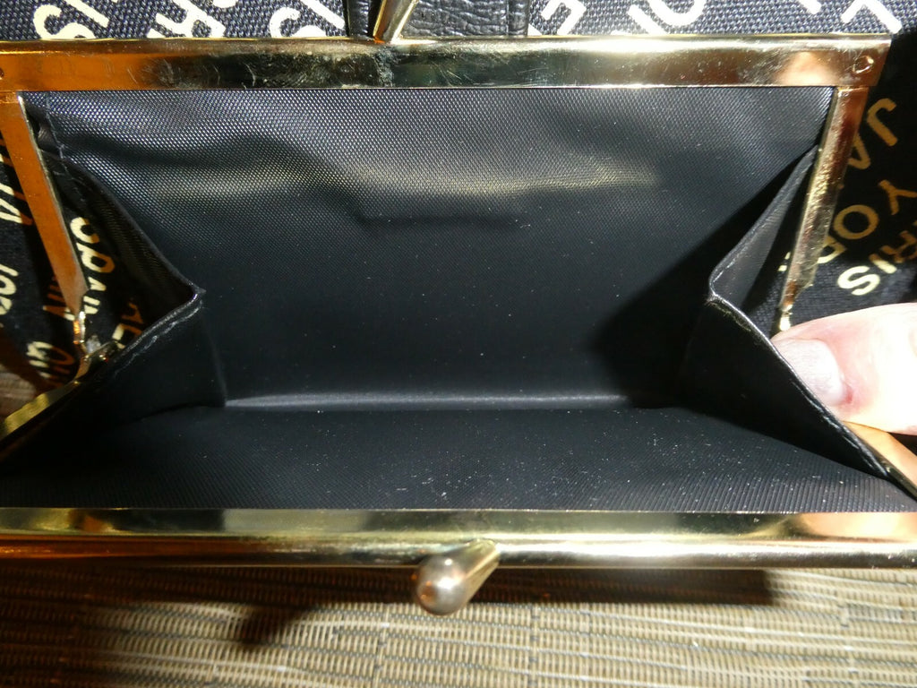 Wallet Yellow/Black Women's Wide 7” X Tall 4” Taiwan