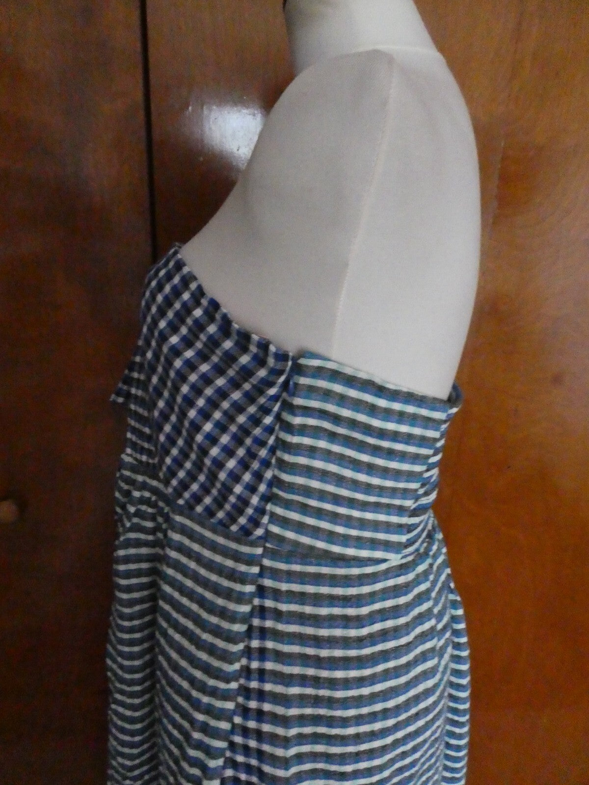 ANTHROPOLOGIE MAEVE Women's Waverly Plaid One Shoulder Full Lined Dress 10,14,16