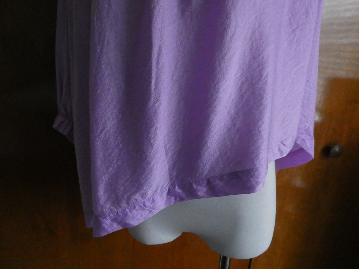 Anthropologie Maeve Women’s Lilac/Lila Shoulder Top Blouse Size Large