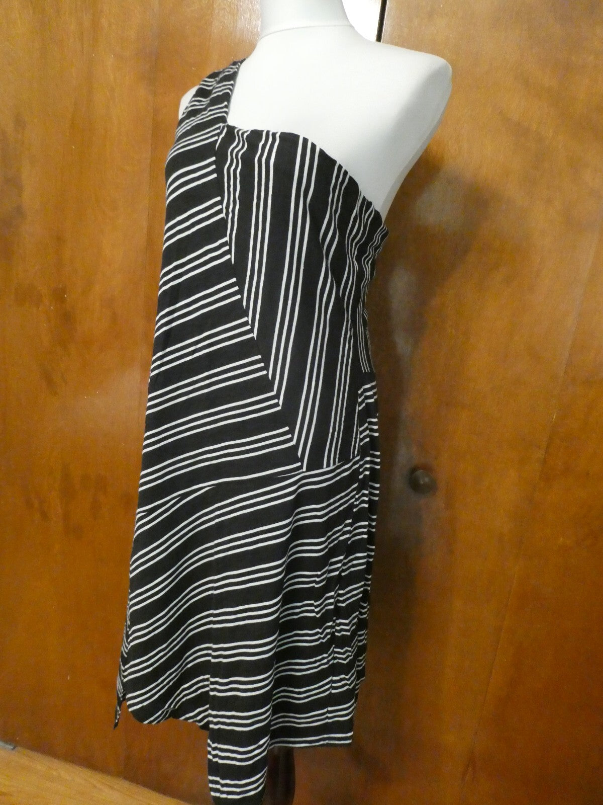 ANTHROPOLOGIE MAEVE Women's Multi-Color One Shoulder Full Lined Dress size XL