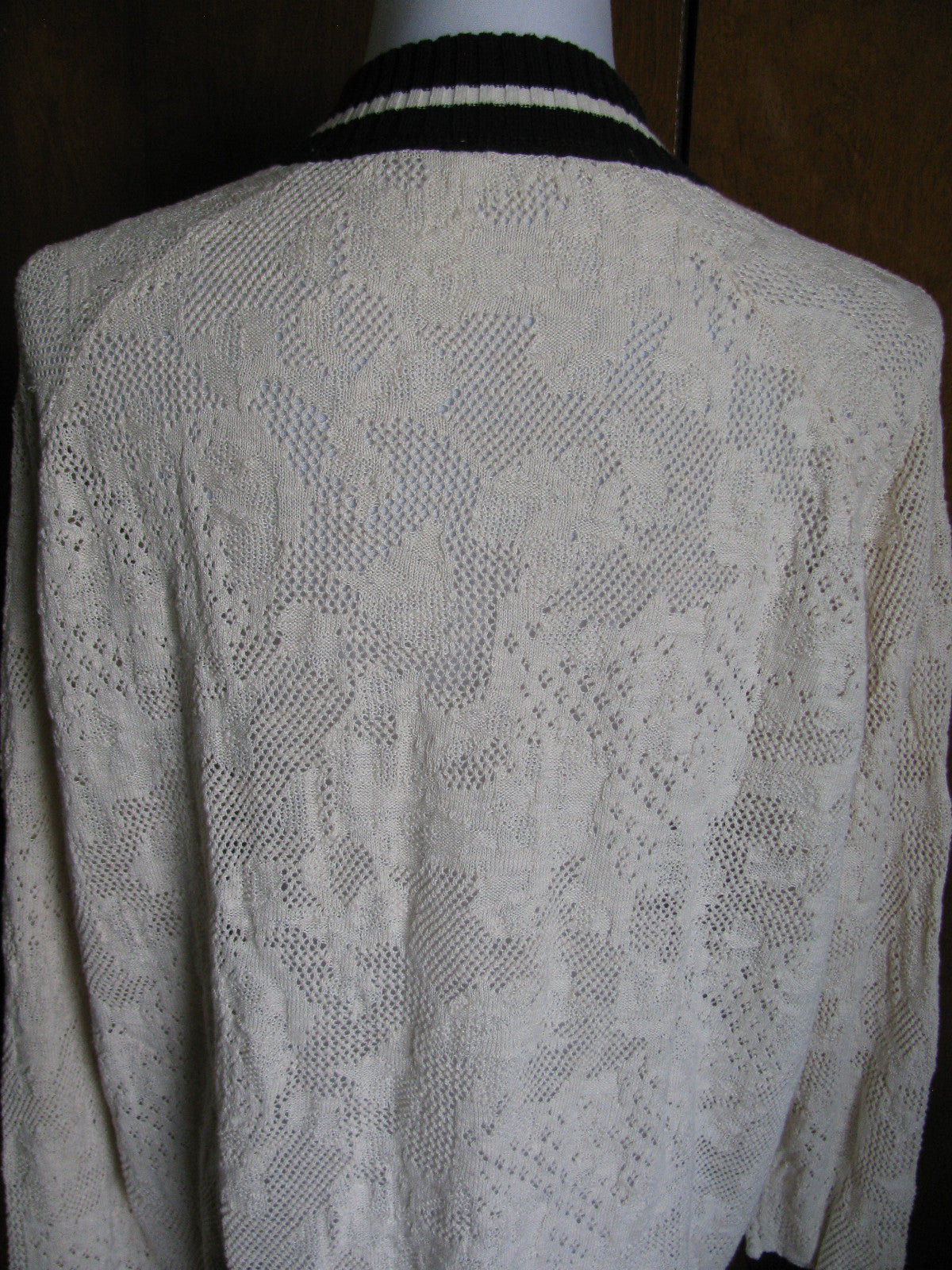 Free People Women's Ivory Comb Linen Cotton Cardigan New
