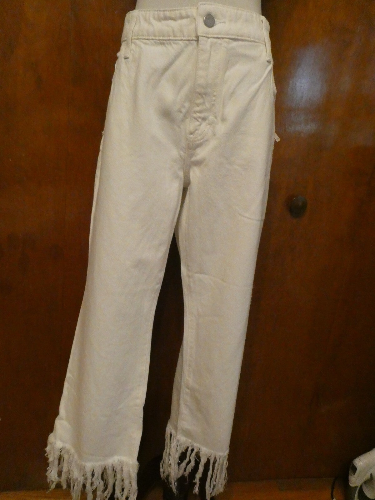 Anthropologie Pilcro and the Letterpress Hyphen fringe bottom jeans size 31, 32