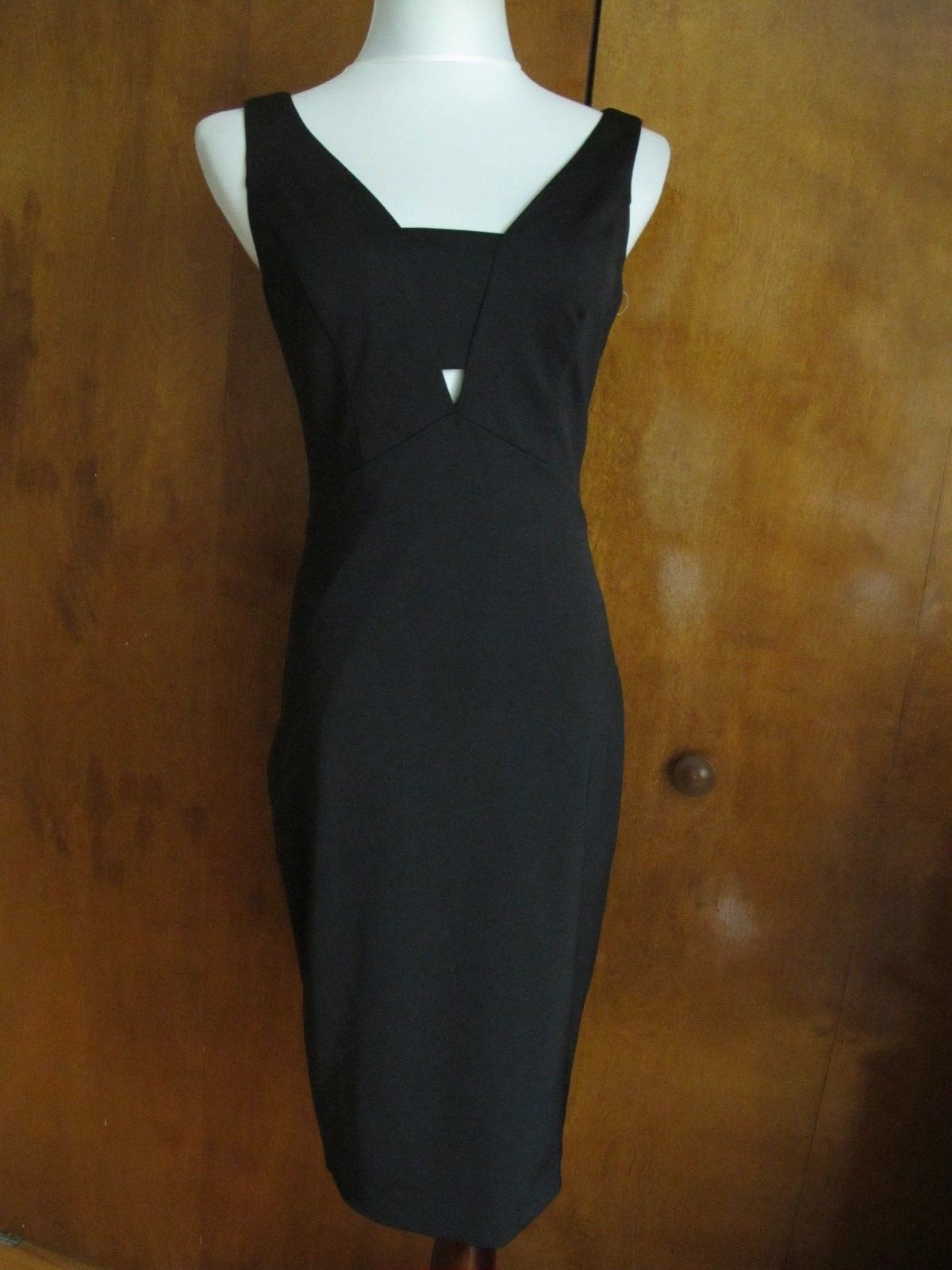 Lauren Ralph Lauren women's black detailed fitted lined dress size 2 NEW