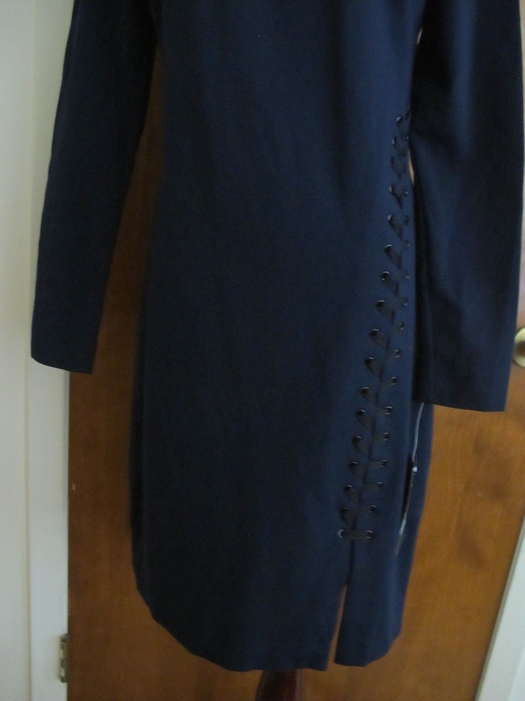 Ralph Lauren women's royal navy lined stylish fitted New dress 