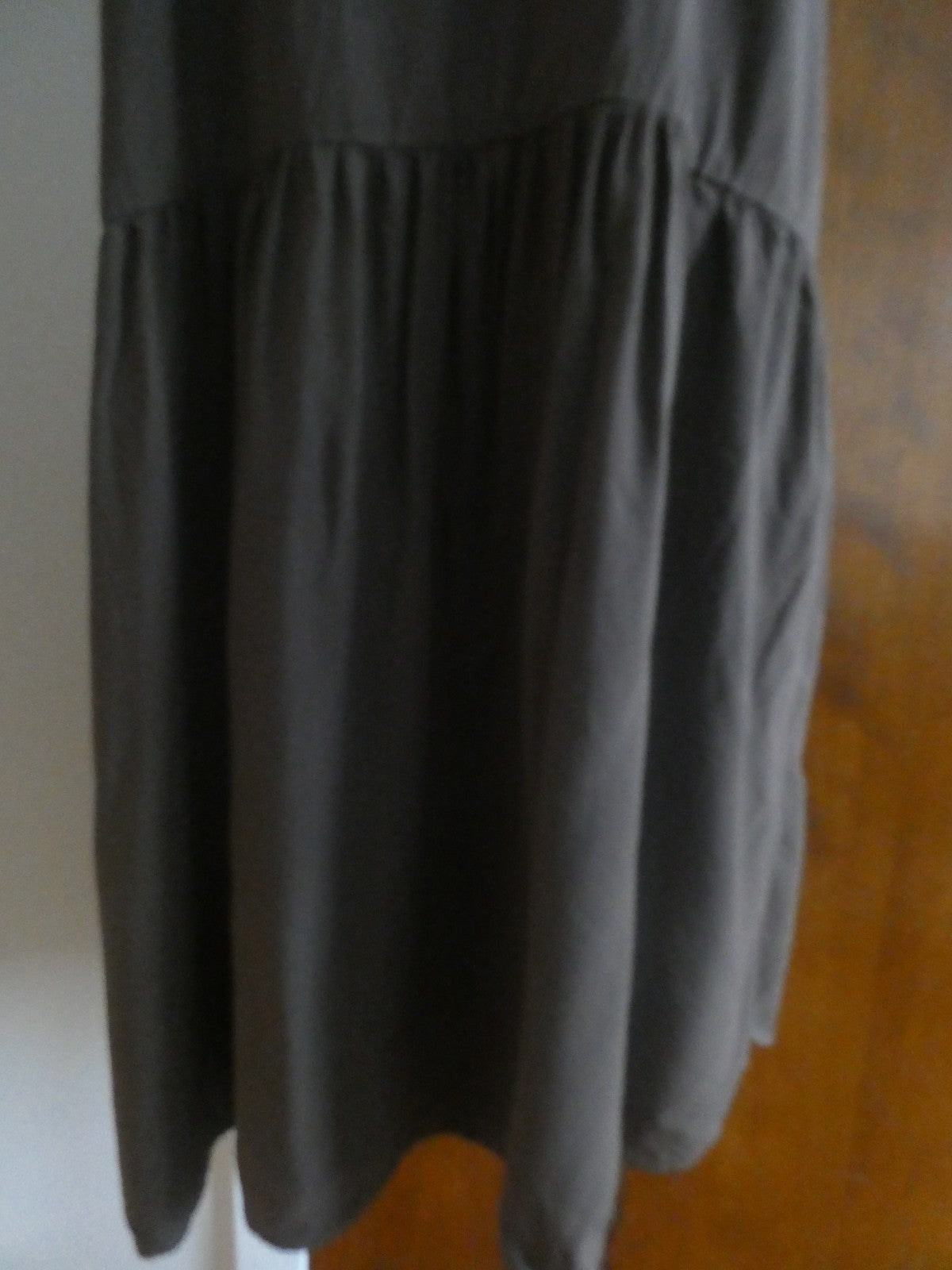 Unit QLO women's light brown 100% rayon summer dress size Large