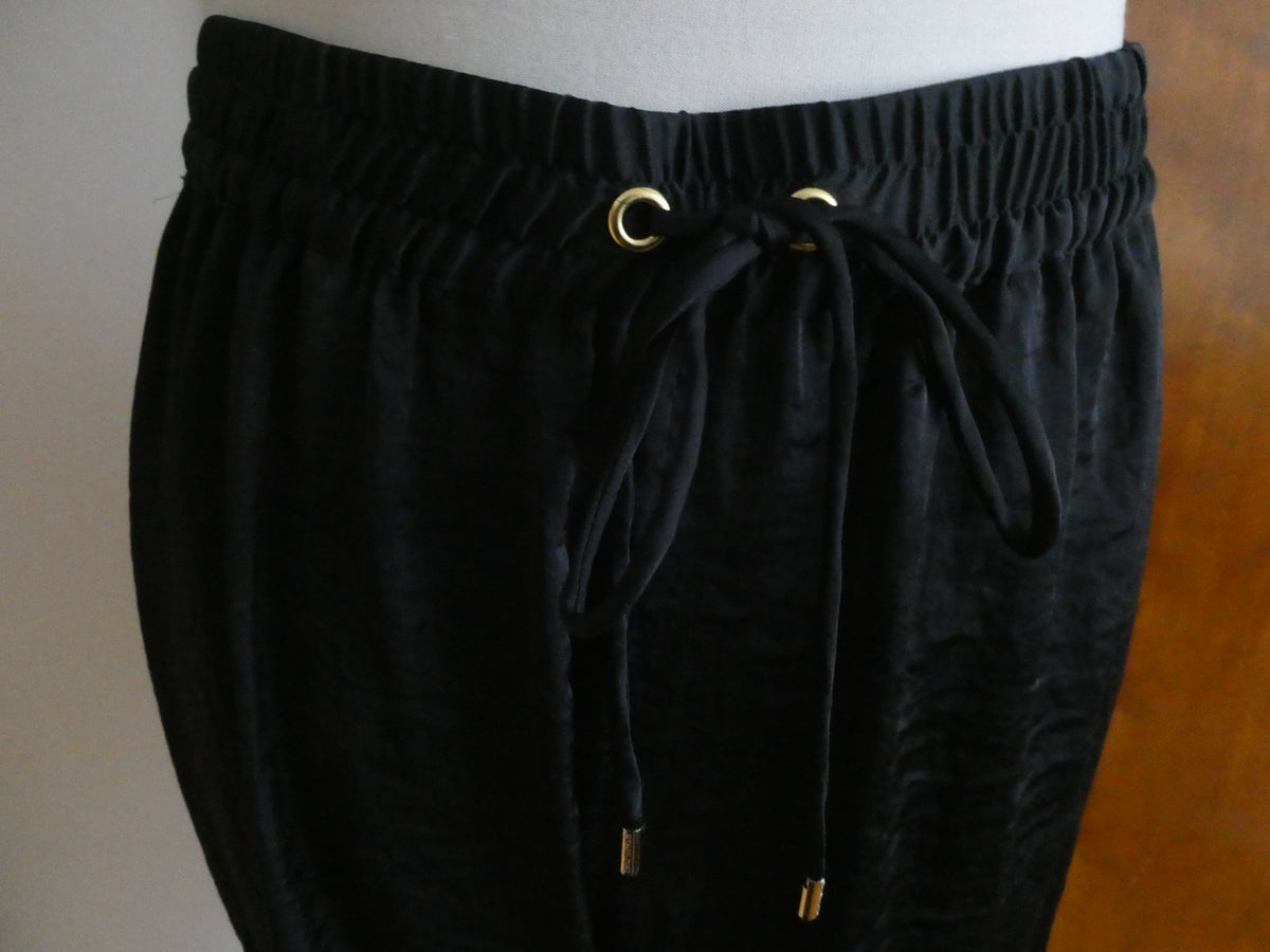 Michael Kors Jogger Pants Women Navy Front Pockets Elastic Waist 12 Bloomingdale