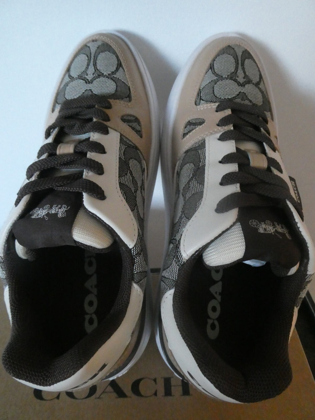 Coach Womens Maple Clip Signature Court Low Top Sneakers Size 6B, 6.5B, 7.5B, 8B