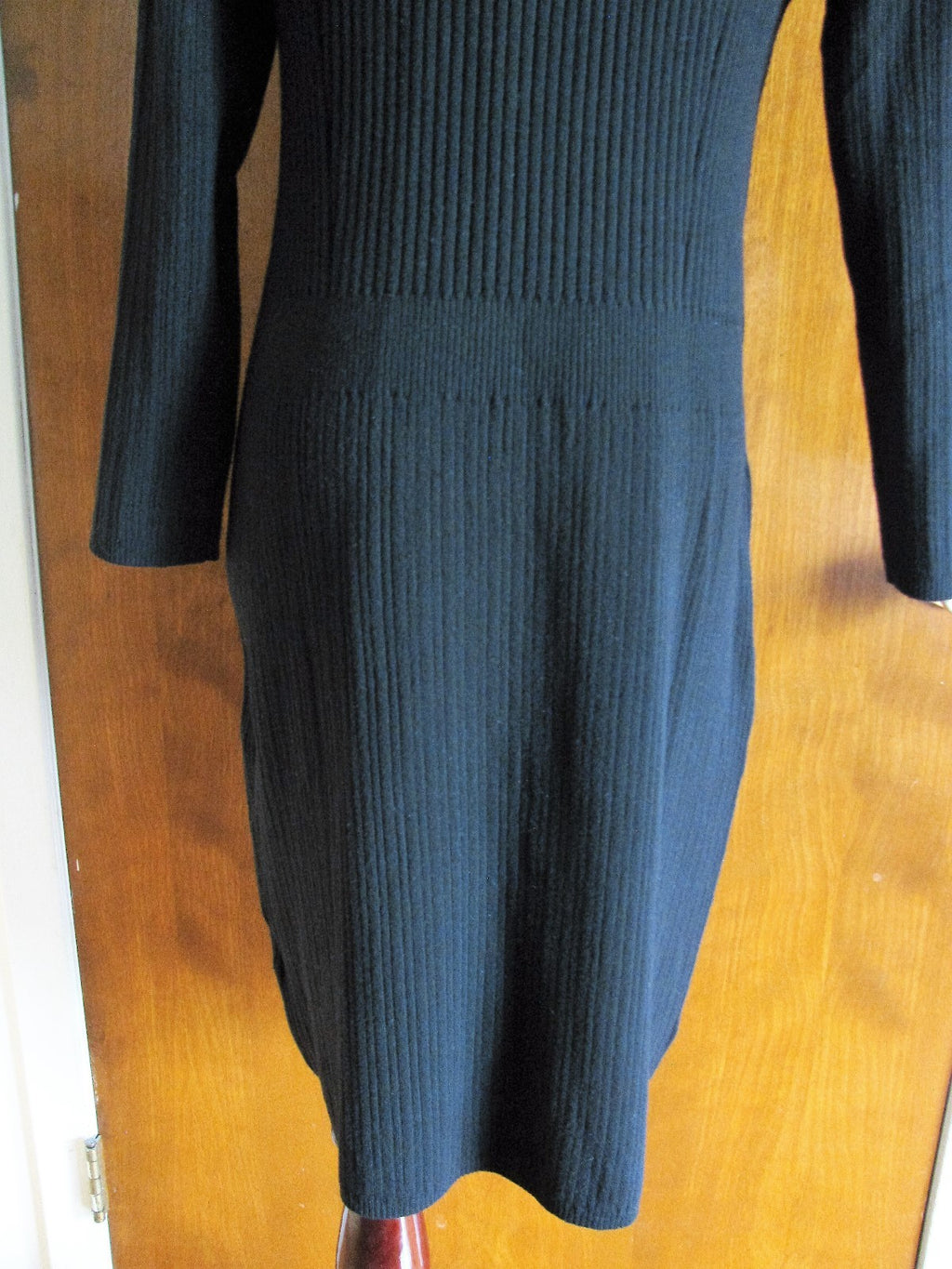 Gap women's Black Cotton Viscose Sweater Dress Xlarge Fits size Large 