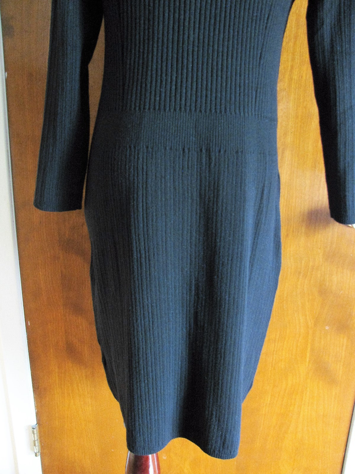 Gap women's Black Cotton Viscose Sweater Dress Xlarge Fits size Large 