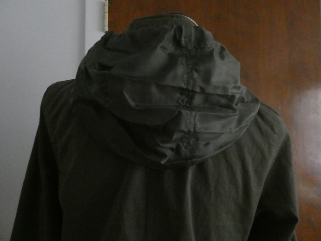 Mossimo Supply Co Women’s Olive Green Water Resistant Hood Jacket Size Small