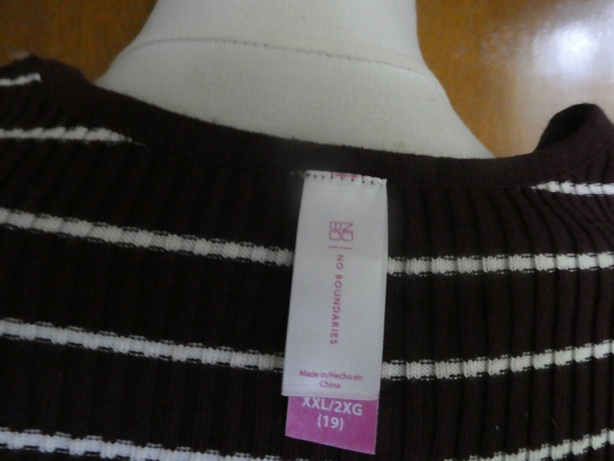 No Boundaries Juniors XXL-19 Colored Sweater Dress Cut Front Stretch Long Sleeve