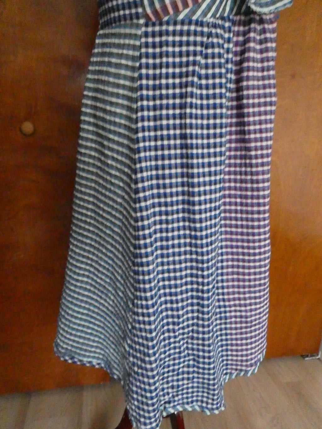ANTHROPOLOGIE MAEVE Women's Waverly Plaid One Shoulder Full Lined Dress 10,14,16