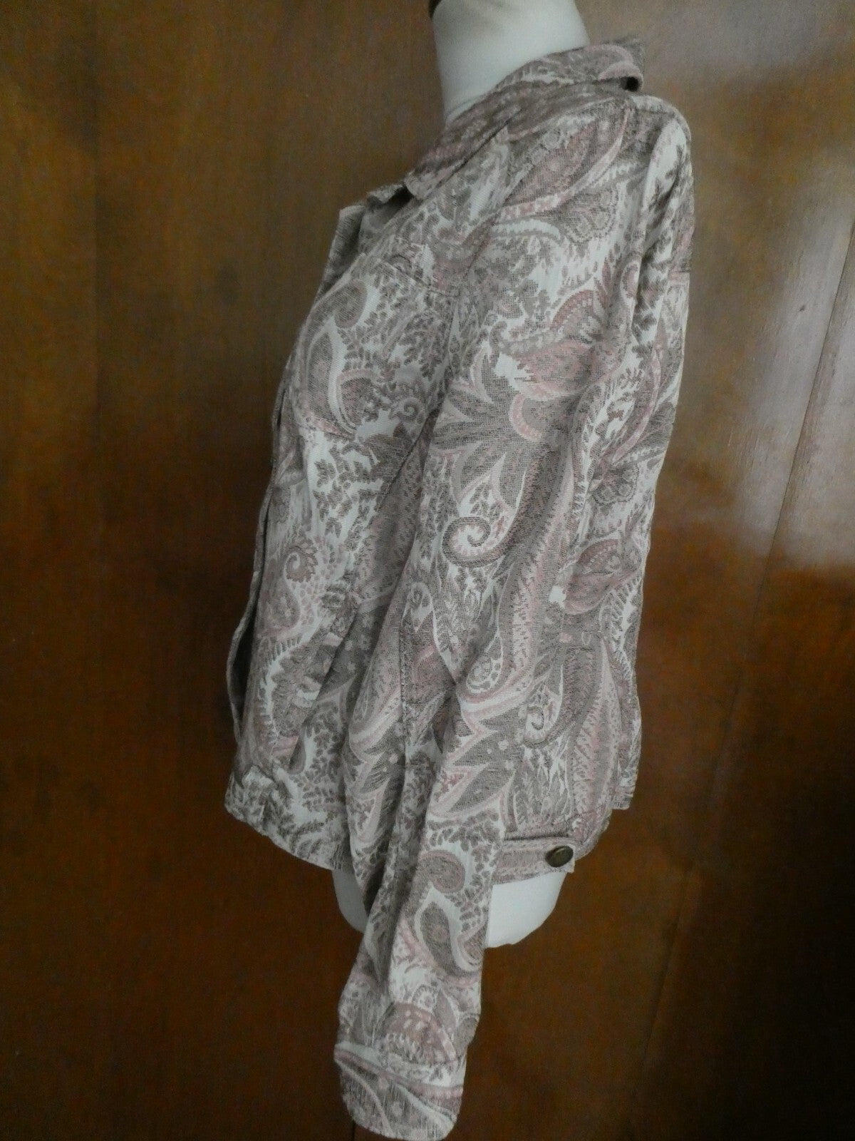 Fashion Born Again Women's Multicolor Detailed Blazer Size Large