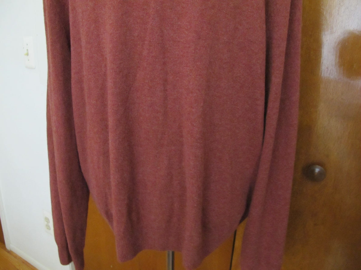 Bloomingdale's men's cinnamon cashmere crewneck sweater  XXL 