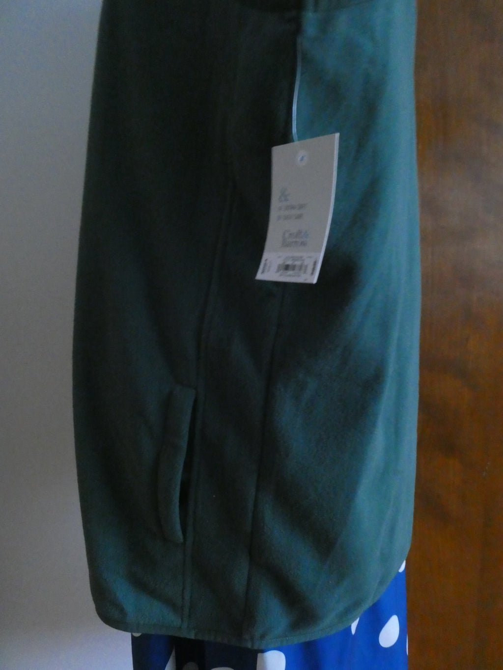 Croft Barrow Women's Green Full Zip Extra Soft Vest w/Pockets Size LT