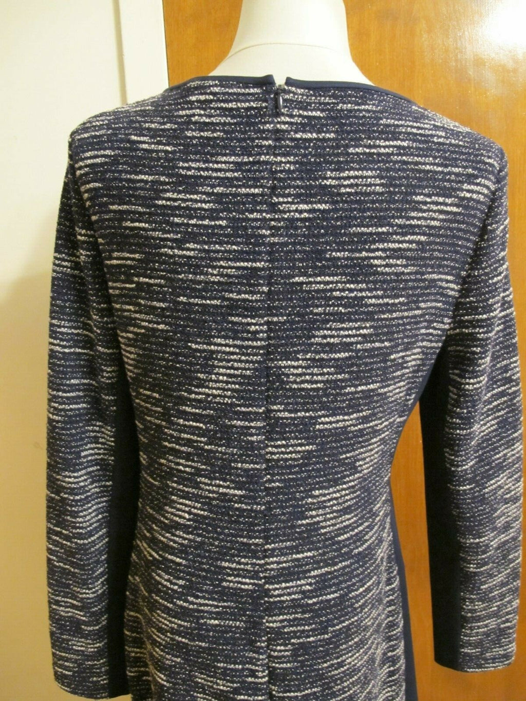 Ralph Lauren Women’s Navy Gathered Long Sleeves Dress Size 14 