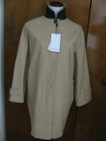 Lacoste Sahara Women Lightweight Lined Coat Button Front Adjustable Buckles