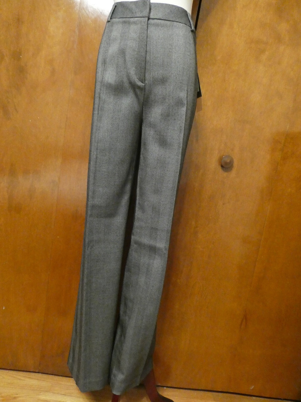 Gloria Vanderbilt The Caroline Women’s Gray Classic Fit Straighter Leg Pants 14