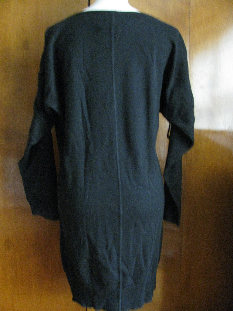 Chelsea & Theodore Women's Black Cashmere Silk Dress Size Small NWT