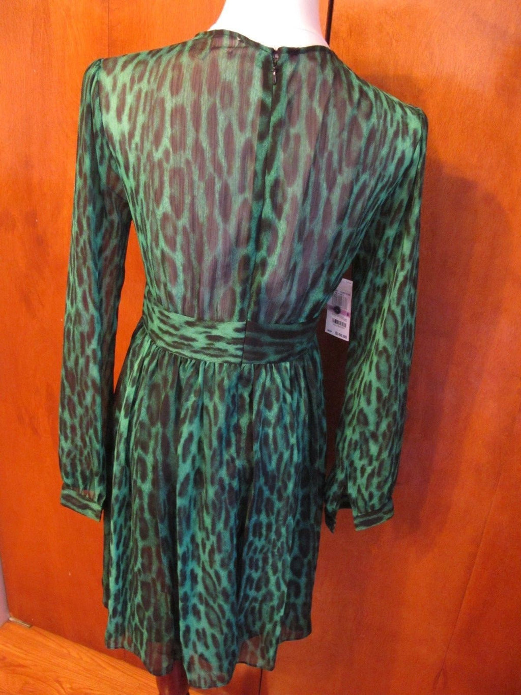 Michael Kors women’s palmetto green evening detailed lined dress 6 