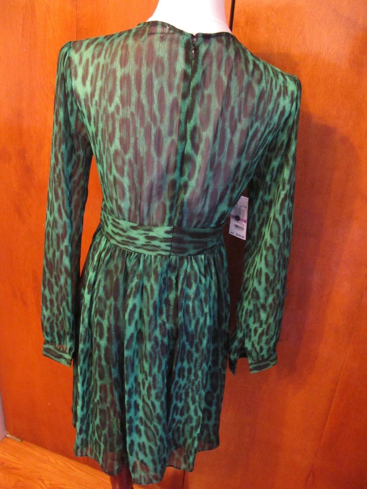 Michael Kors women’s palmetto green evening detailed lined dress 6 