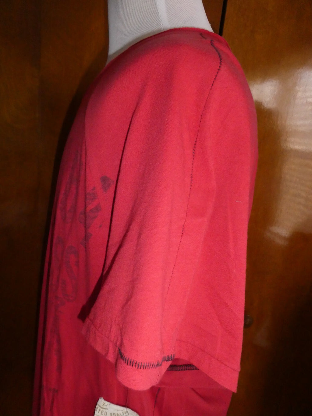7 SEVEN men’s soft 100% cotton t-shirt red size 2XL NEW