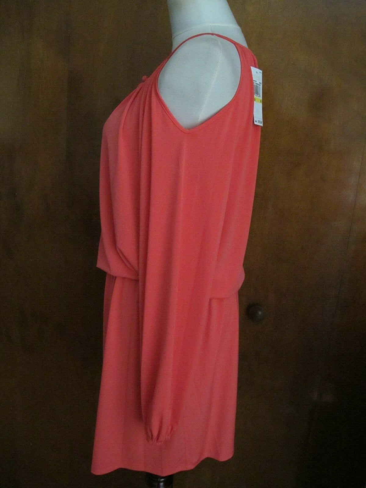 Michael Kors women's red cutout dress Medium New