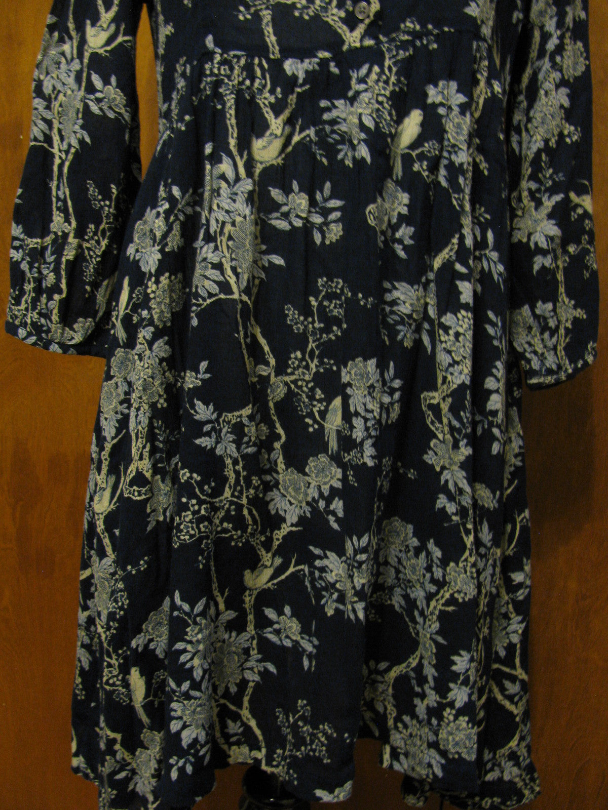 Denim & Supply Women's Multi Color Navy Mini Long Sleeves Dress New