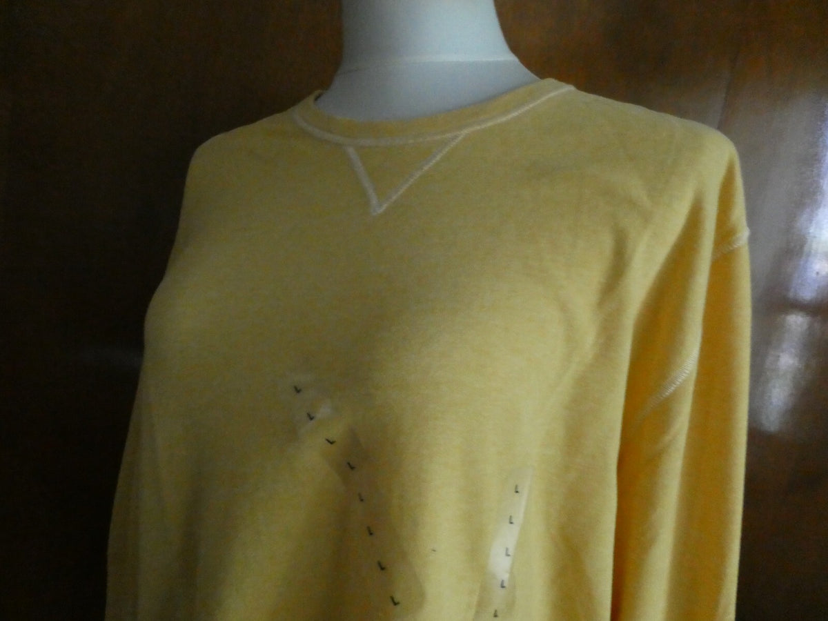 Gap Women's Cotton Blend Yellow Sweater Size Large