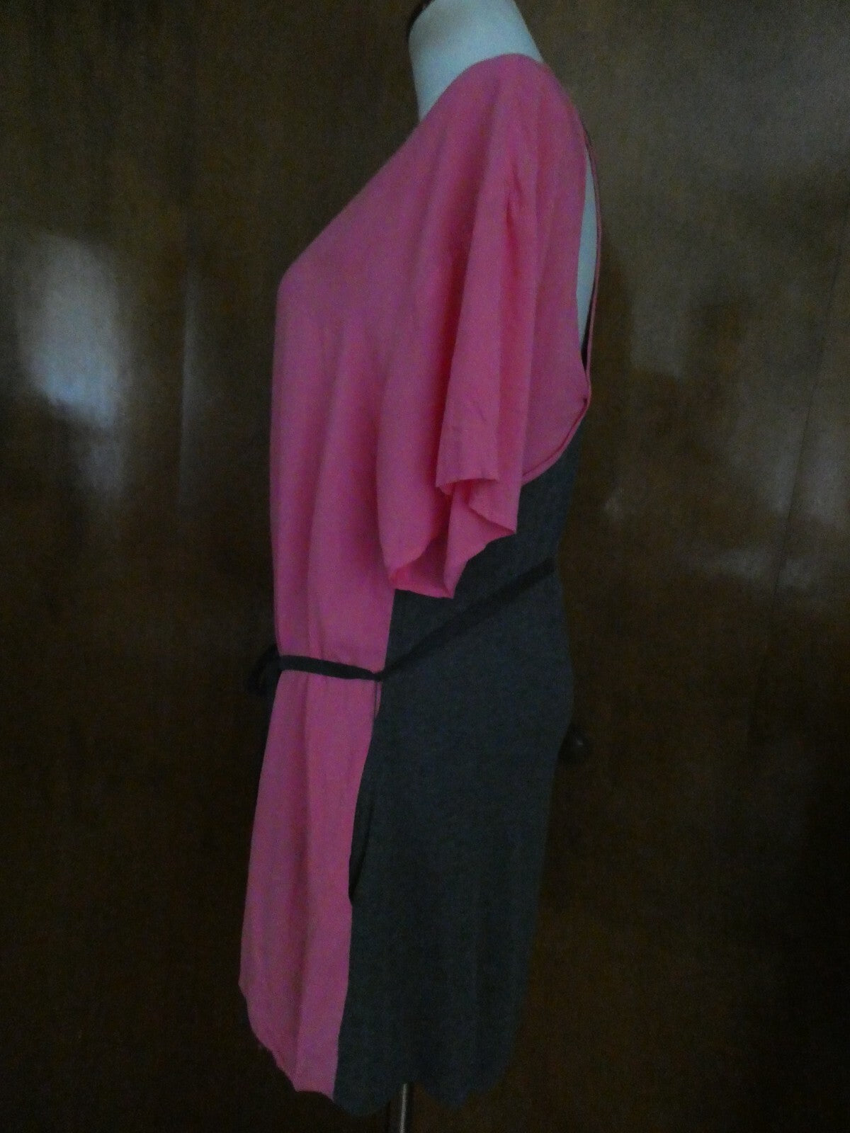 Ella Moss women’s pink/gray stylish soft cotton/modal long top size Medium