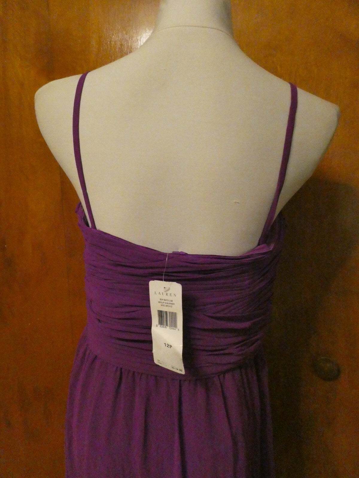 Ralph Lauren women’s mod orchid maxi dress New