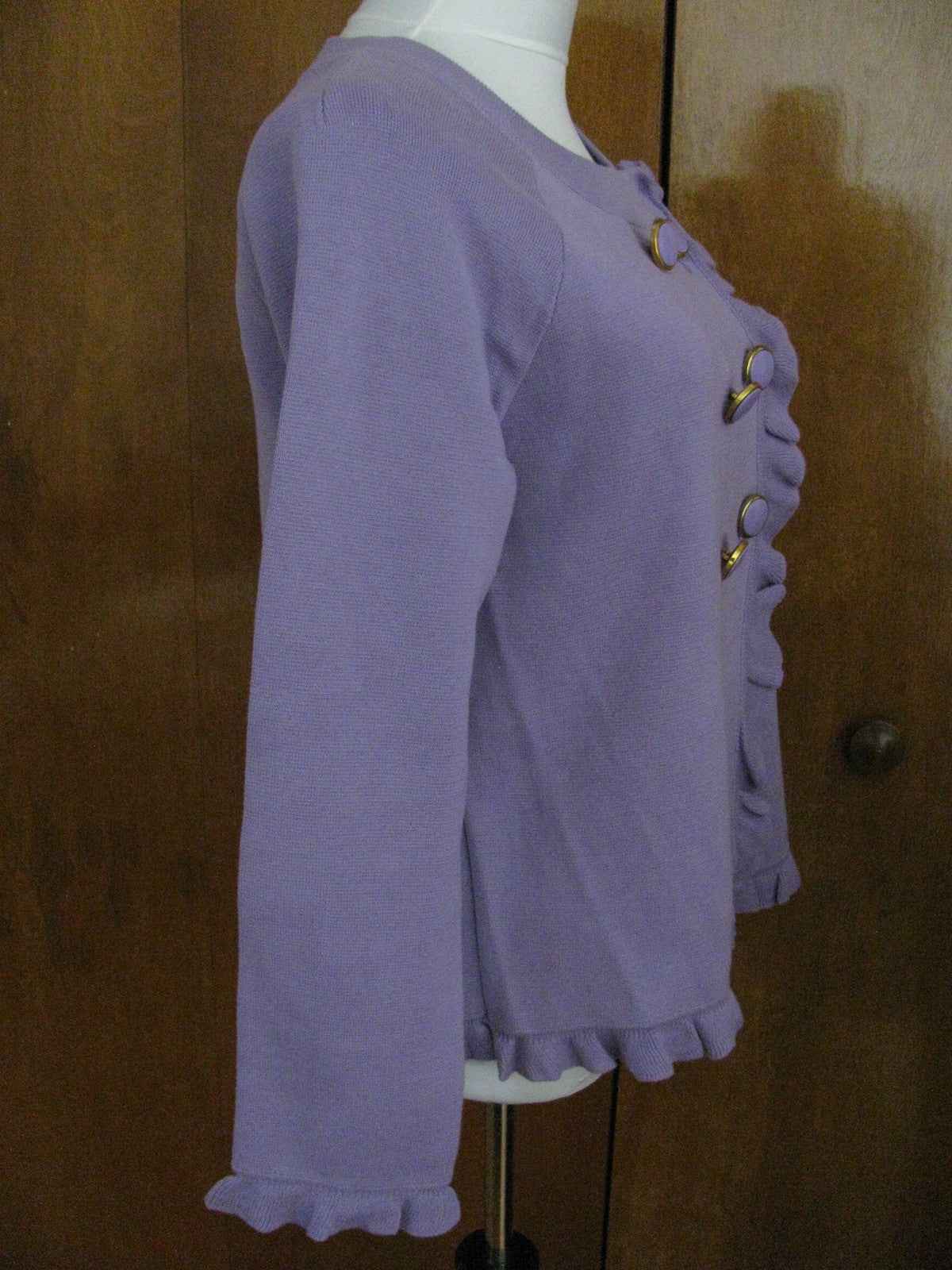 Kenar women's cotton lilac cardigan Large