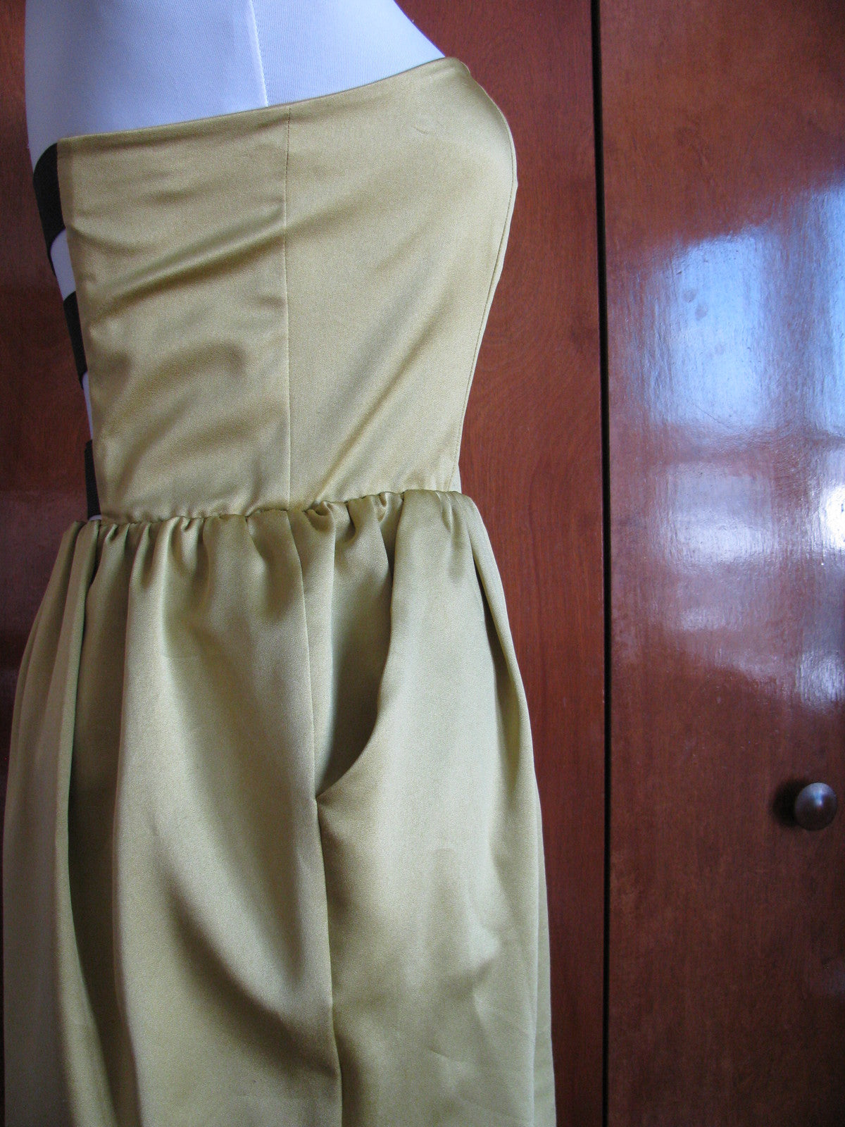 Rachel Roy women’s lined green mini dress size 6 New