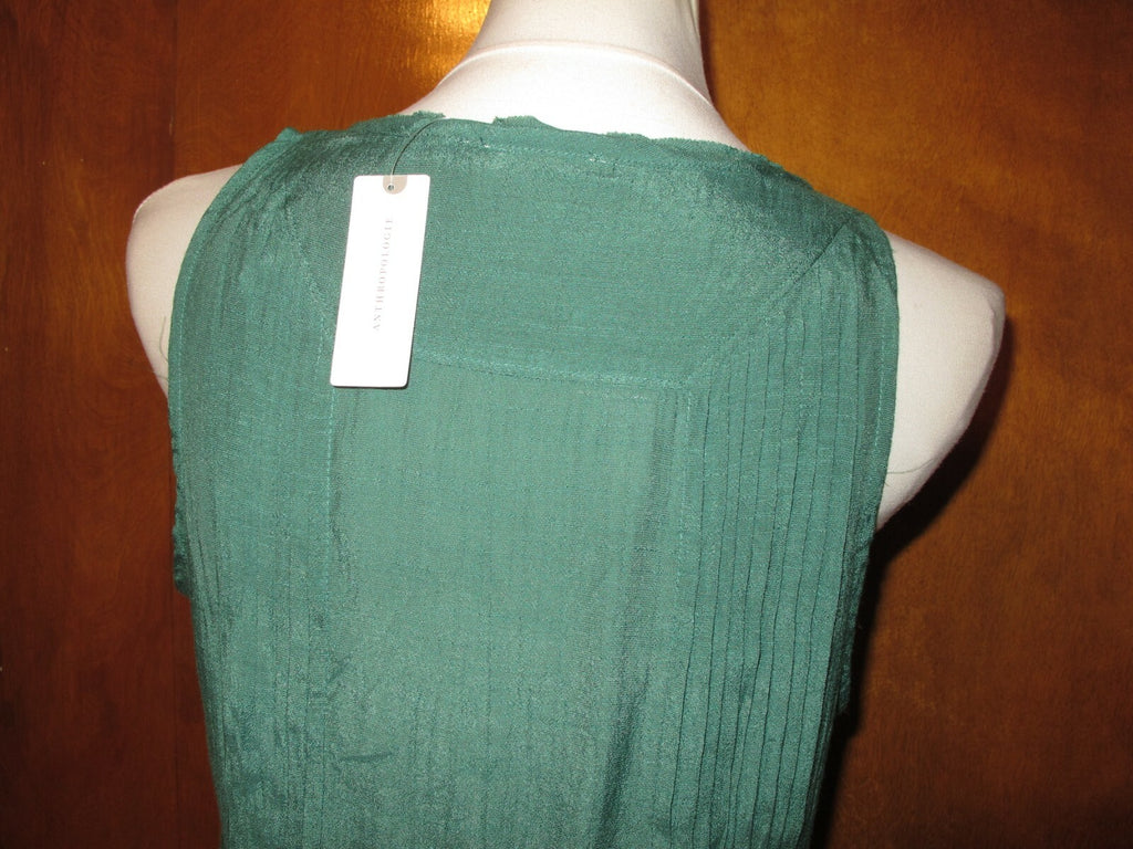 Anthropologie Maeve  Women's Green Rayon Top Medium