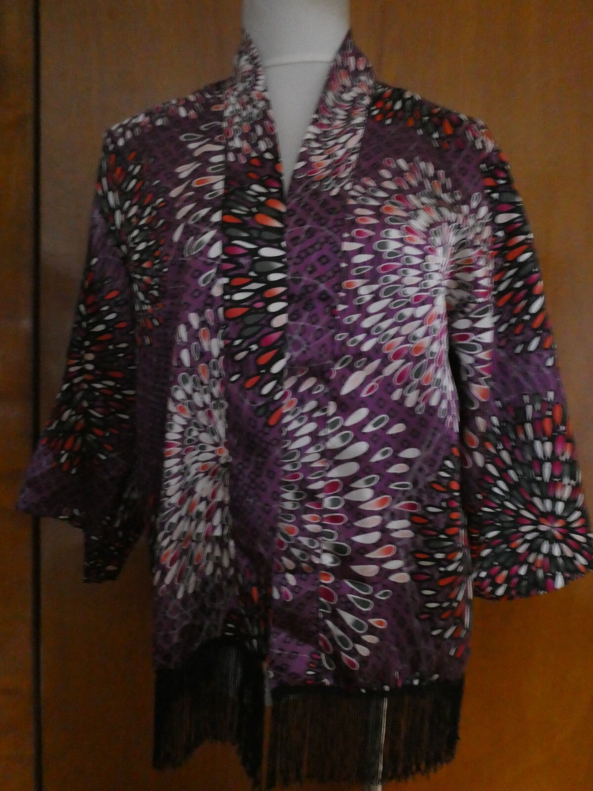 Bar III Multicolor Open Front Cardigan Size Small