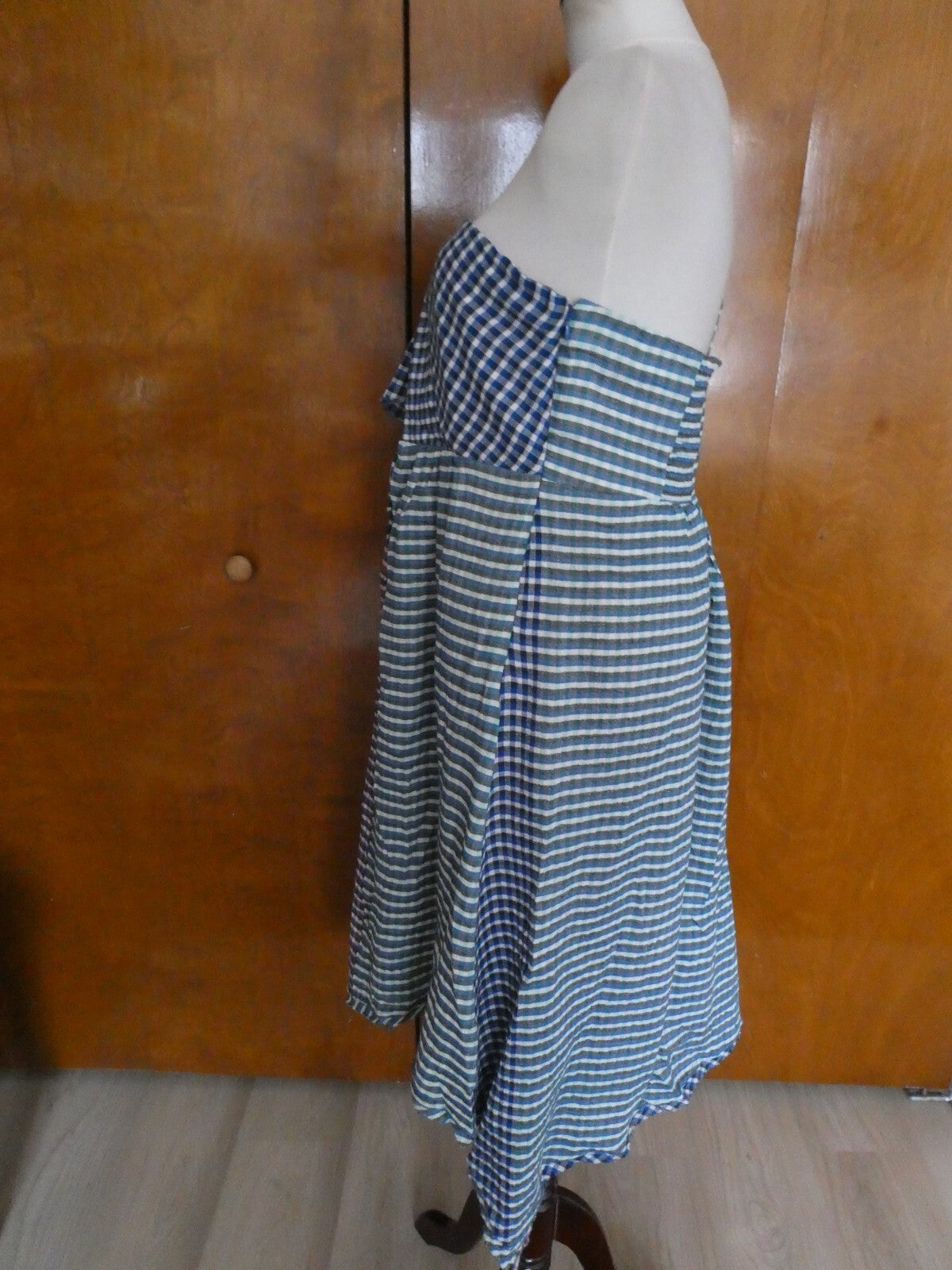 ANTHROPOLOGIE MAEVE Women's Waverly Plaid One Shoulder Full Lined Dress 10,14,16