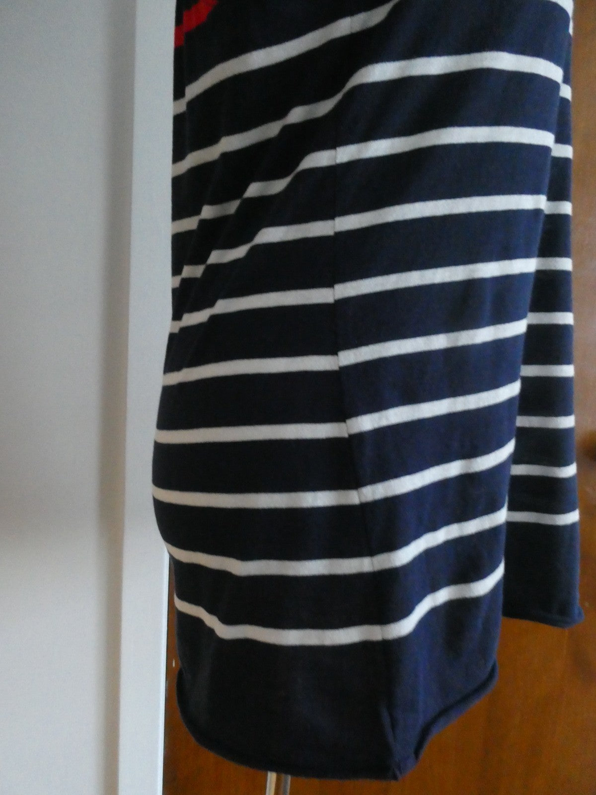 Gap Women’s Navy-Blue Striped Tank Top Red Stripe Sleeveless Cotton Large NWT
