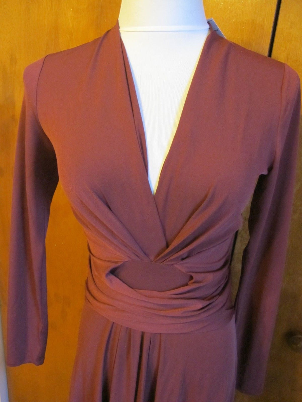 Michael Kors women’s burgundy A-line evening dress 2 