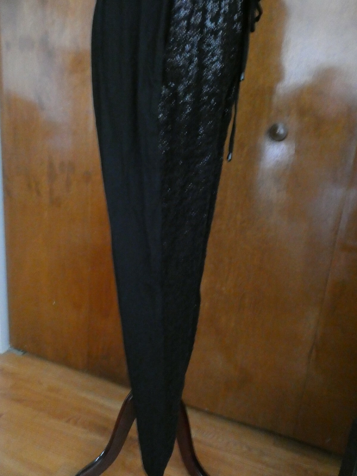 Rachel Roy women's guest list black evening lined jumpsuit size medium New