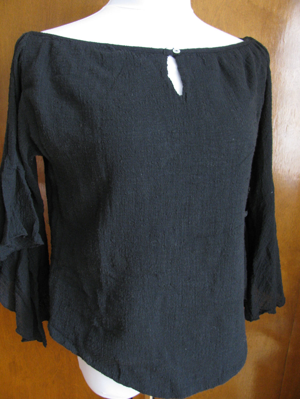 Surf Gypsy women’s cotton soft black top Large