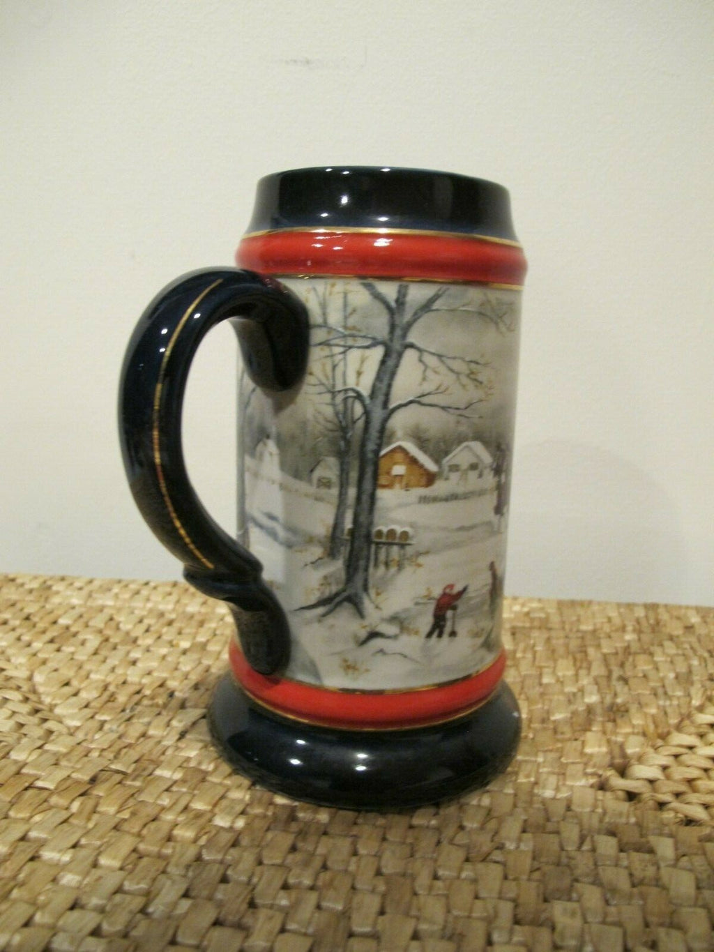 Collectable Ceramic Budweiser Mug 1990 Handcrafted Expressly Anheuser-Busch  