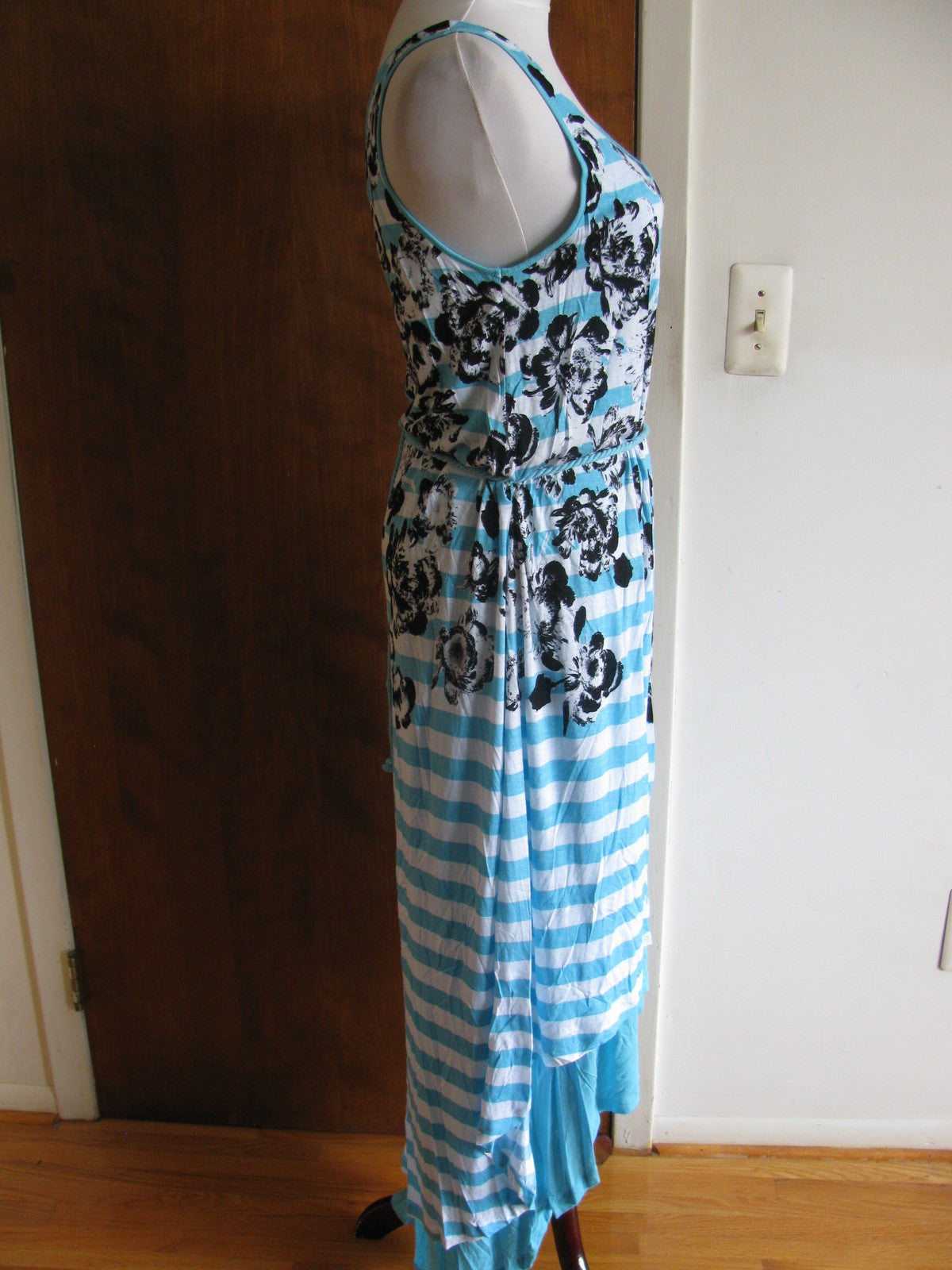 Kensie women’s wave combo lined  summer dress size Large New
