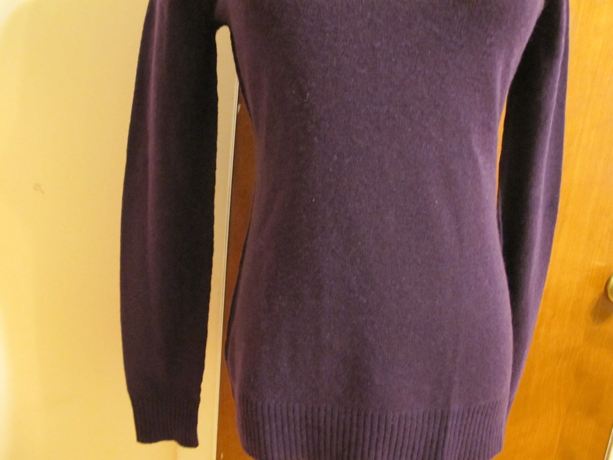 Bloomingdale's Aqua Women's Amethyst Cashmere Turtleneck Sweater XSmall
