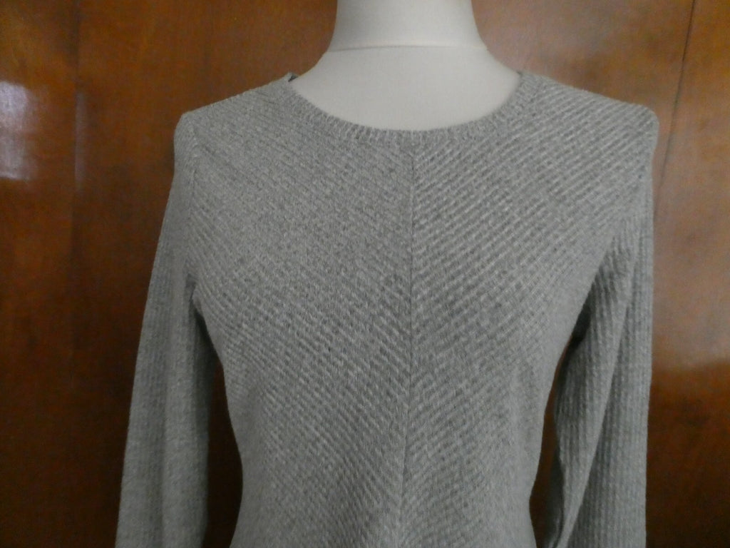 Gap Women’s Gray A-Line Long Sleeves Dress Medium, Xlarge