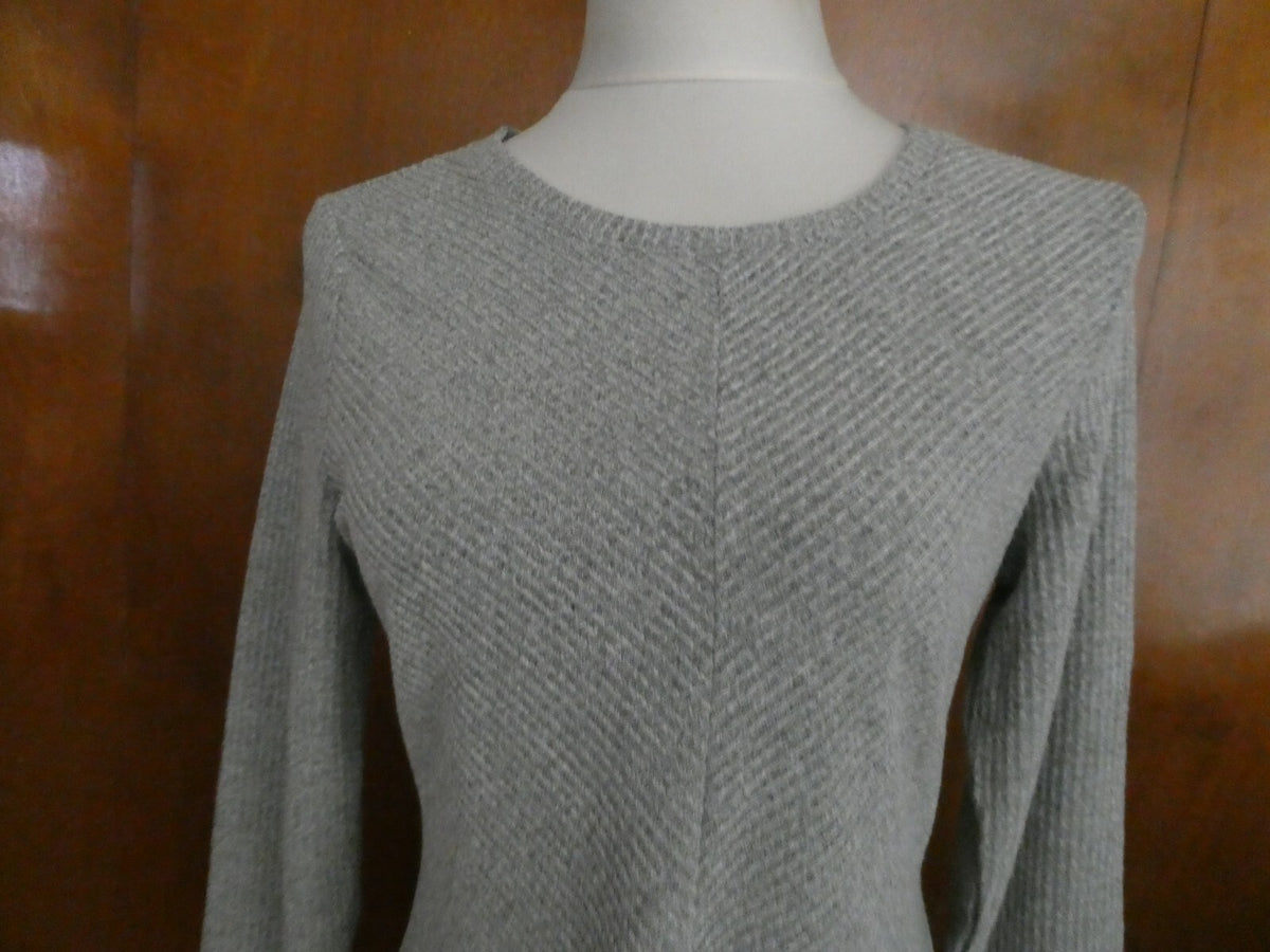 Gap Women’s Gray A-Line Long Sleeves Dress Medium, Xlarge