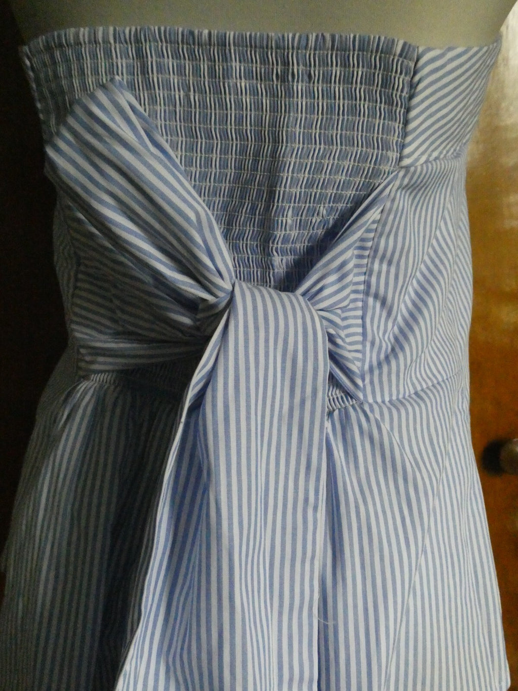 Anthropologie Maeve Women’s Cotton Lined Blue Motif Top Tank Size 14