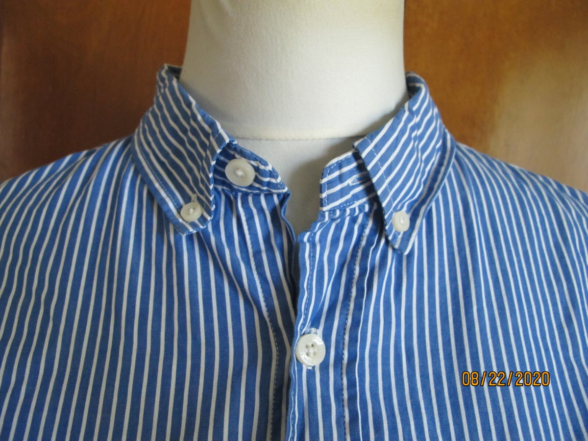 Fox Men's Striped Long Sleeve Button-up Shirt Size Medium