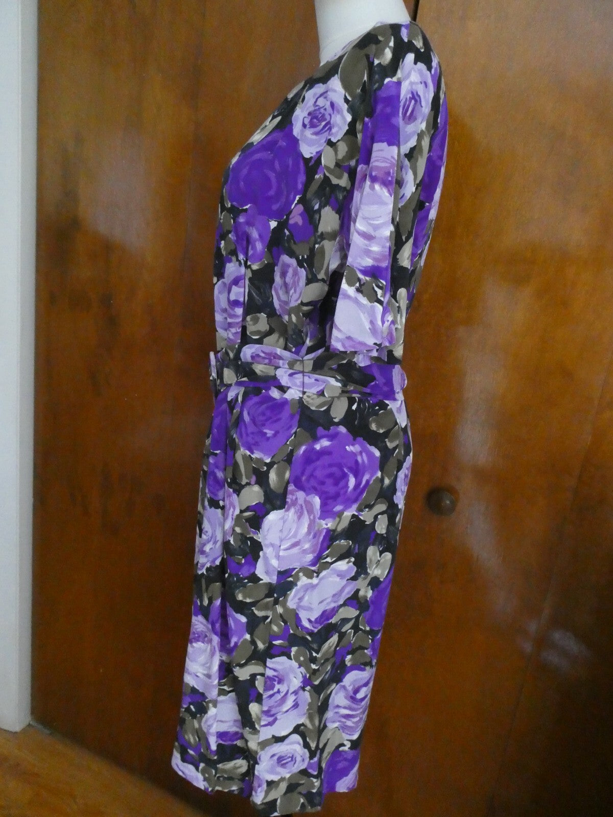 Pura Seta Persona Suits Dress 2 pc Multicolor Dress with Jacket Italy Large USA