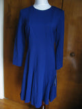 Ralph Lauren women’s stylish A-line cannes blue NWT detailed dress size 12